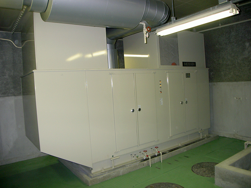 はまぐみ小児療育センター 非常用発電機更新工事
