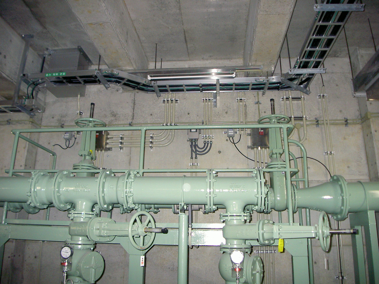 五十嵐2の町中継ポンプ場電気設備工事