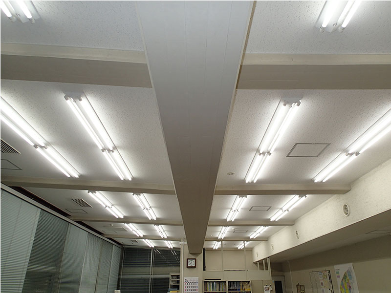 管理館照明・火災報知設備更新工事 ＜新潟市水道局青山浄水場＞