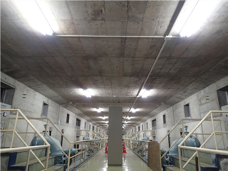 管理館照明・火災報知設備更新工事 ＜新潟市水道局青山浄水場＞