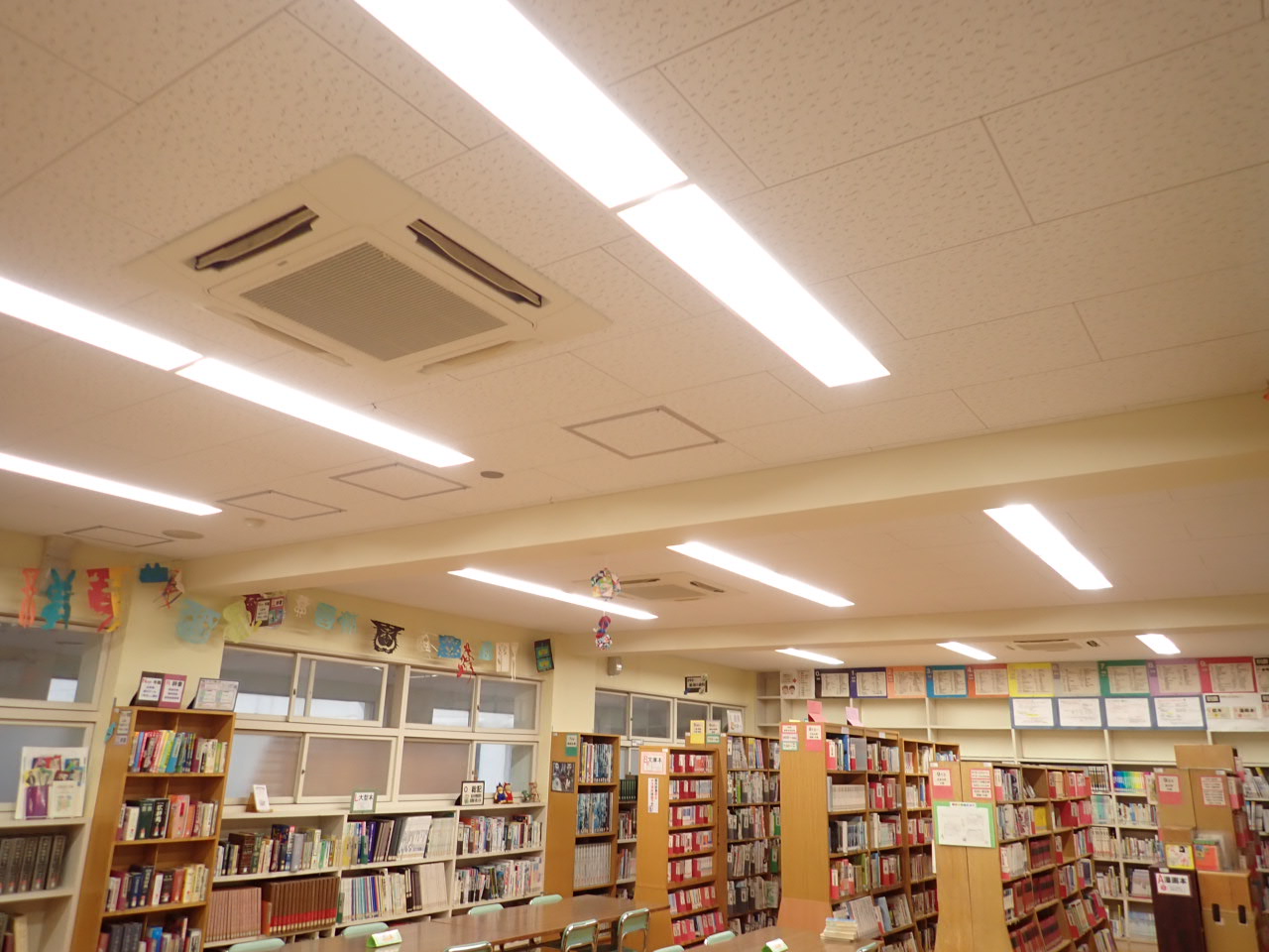 五十嵐中学校照明設備改修工事